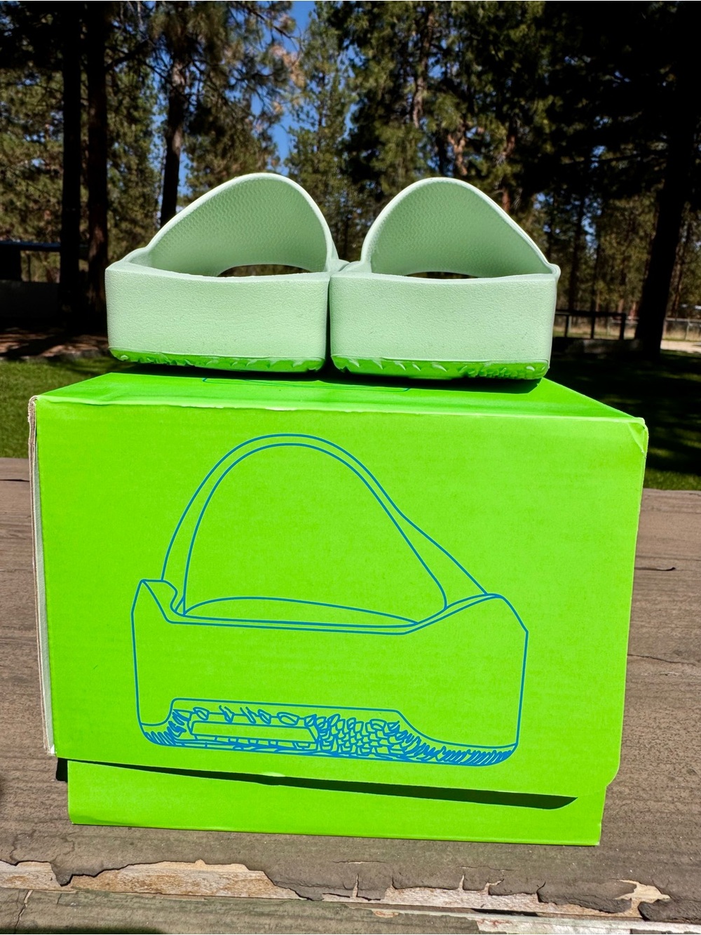 Jordan Hex Slide WMNS 11 Men’s 9.5 Pistachio Frost DQ8992-300 NEW in Box - Picture 4 of 6